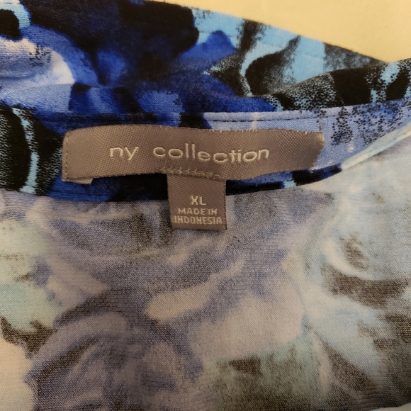 NY Collection Shirt Dress XL GUC - Picture 2 of 3